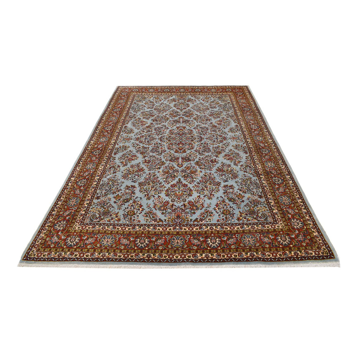 Tapis persan - Classique - 300 x 205 cm - bleu clair
