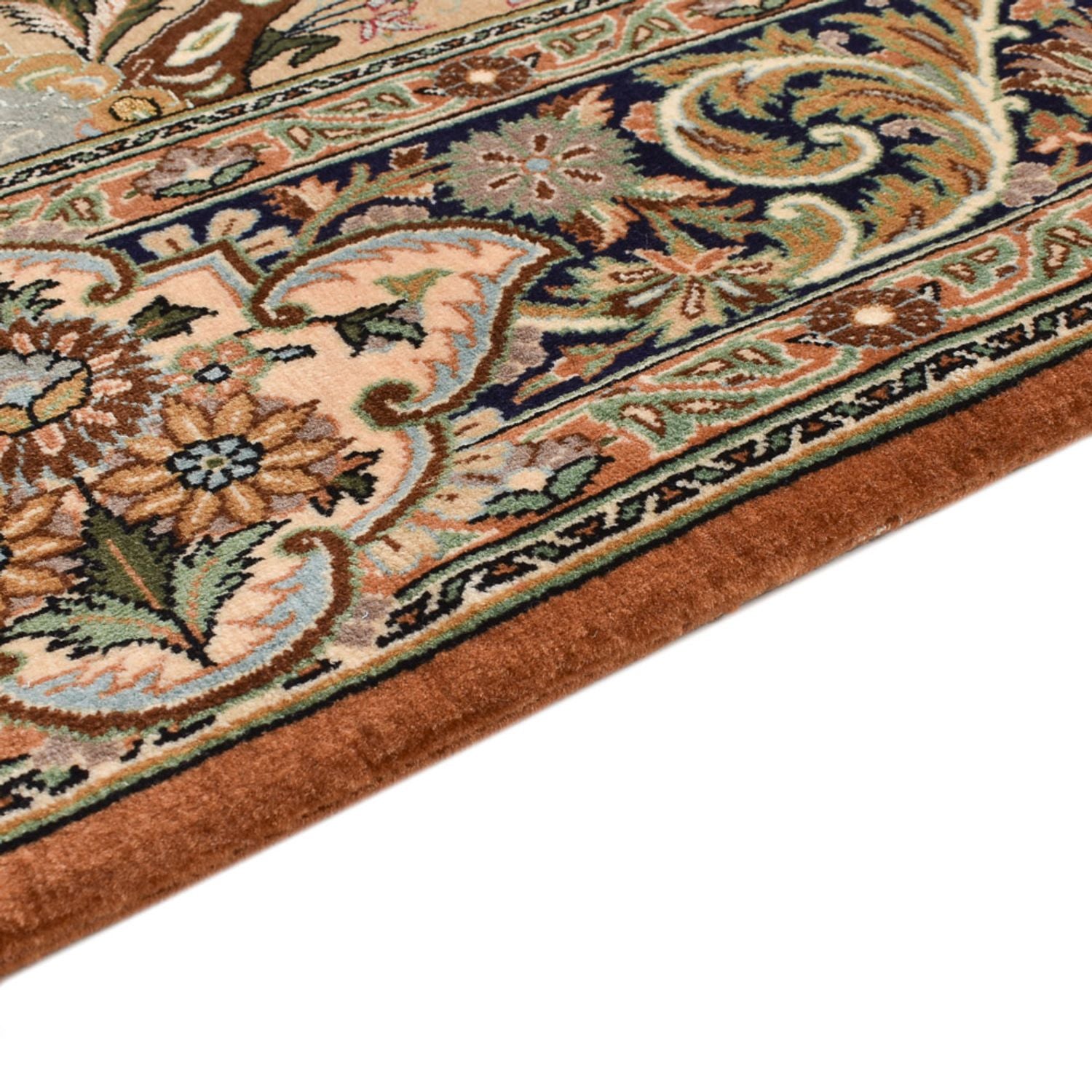 Tapis persan - Ghom - Royal - 220 x 138 cm - multicolore