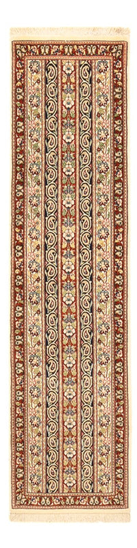 Tapis de couloir Tapis persan - Ghom - Royal - 198 x 52 cm - beige