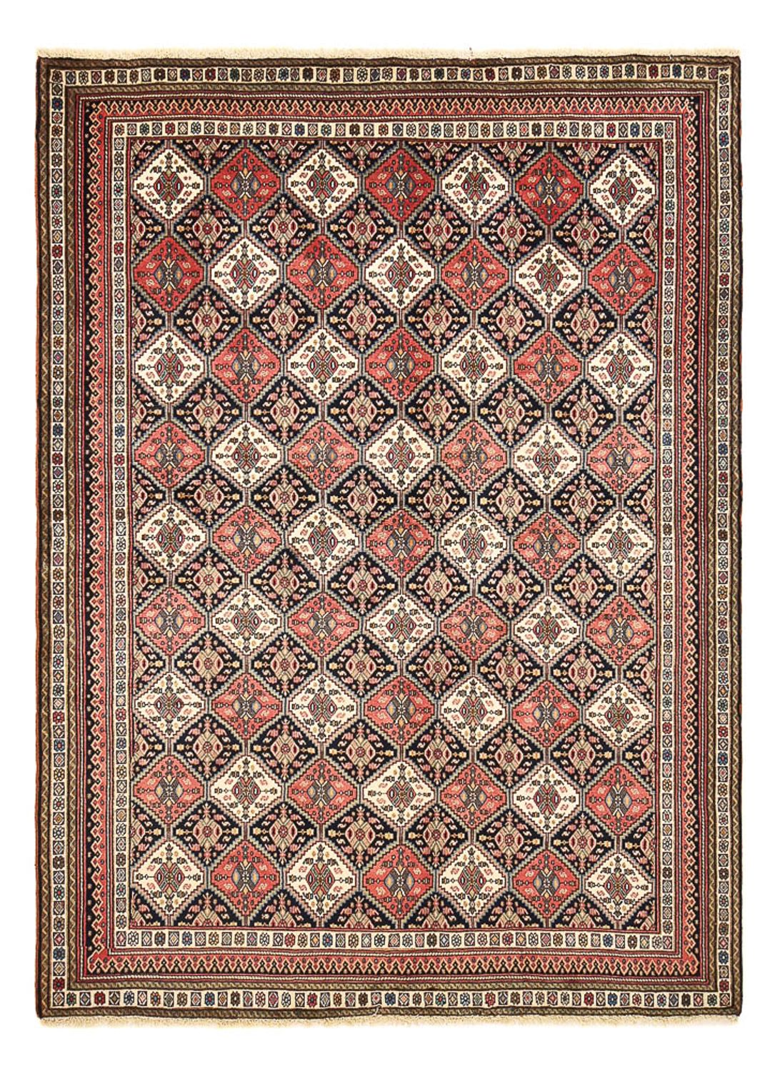Tapis persan - Nomadic - 253 x 185 cm - rouge clair