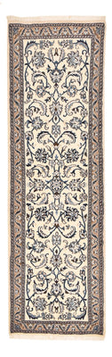 Tapis de couloir Tapis persan - Nain - Royal - 195 x 60 cm - crème