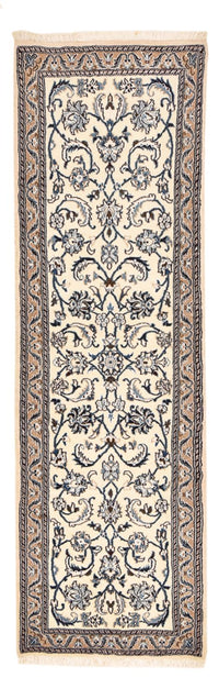 Tapis de couloir Tapis persan - Nain - Royal - 195 x 60 cm - crème