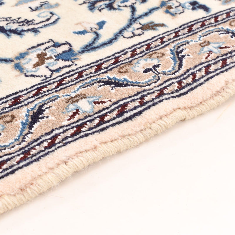 Tapis de couloir Tapis persan - Nain - Royal - 195 x 60 cm - crème