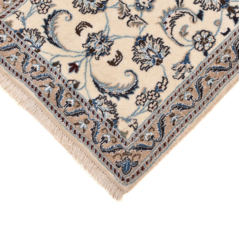 Tapis de couloir Tapis persan - Nain - Royal - 192 x 57 cm - crème
