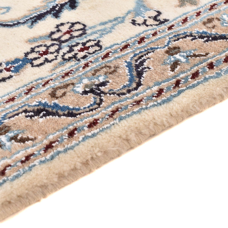 Tapis de couloir Tapis persan - Nain - Royal - 192 x 57 cm - crème