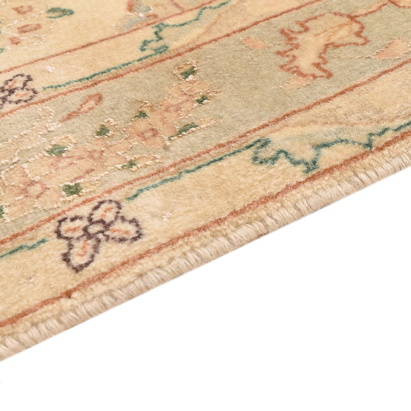Tapis de couloir Tapis persan - Tabriz - Royal - 205 x 81 cm - beige