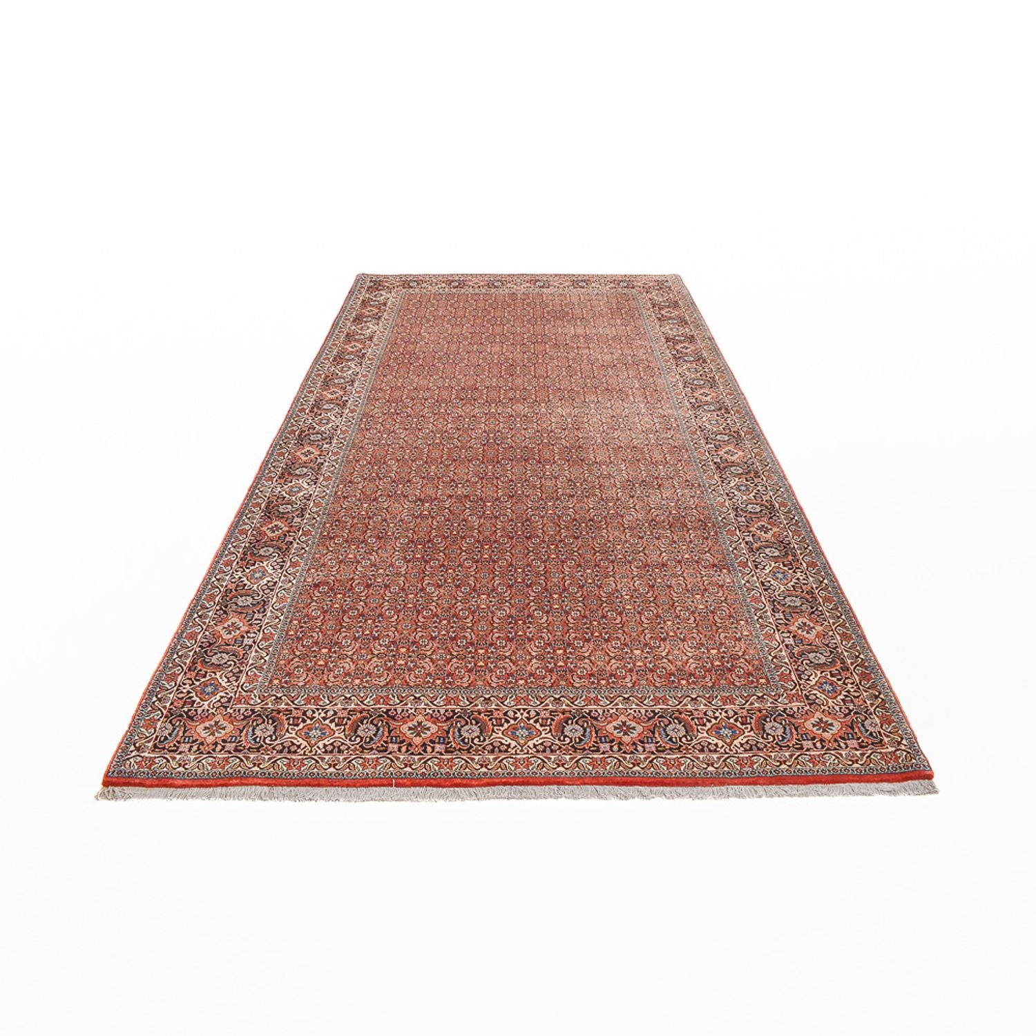 Tapis persan - Bidjar originale  - 398 x 205 cm - rouille