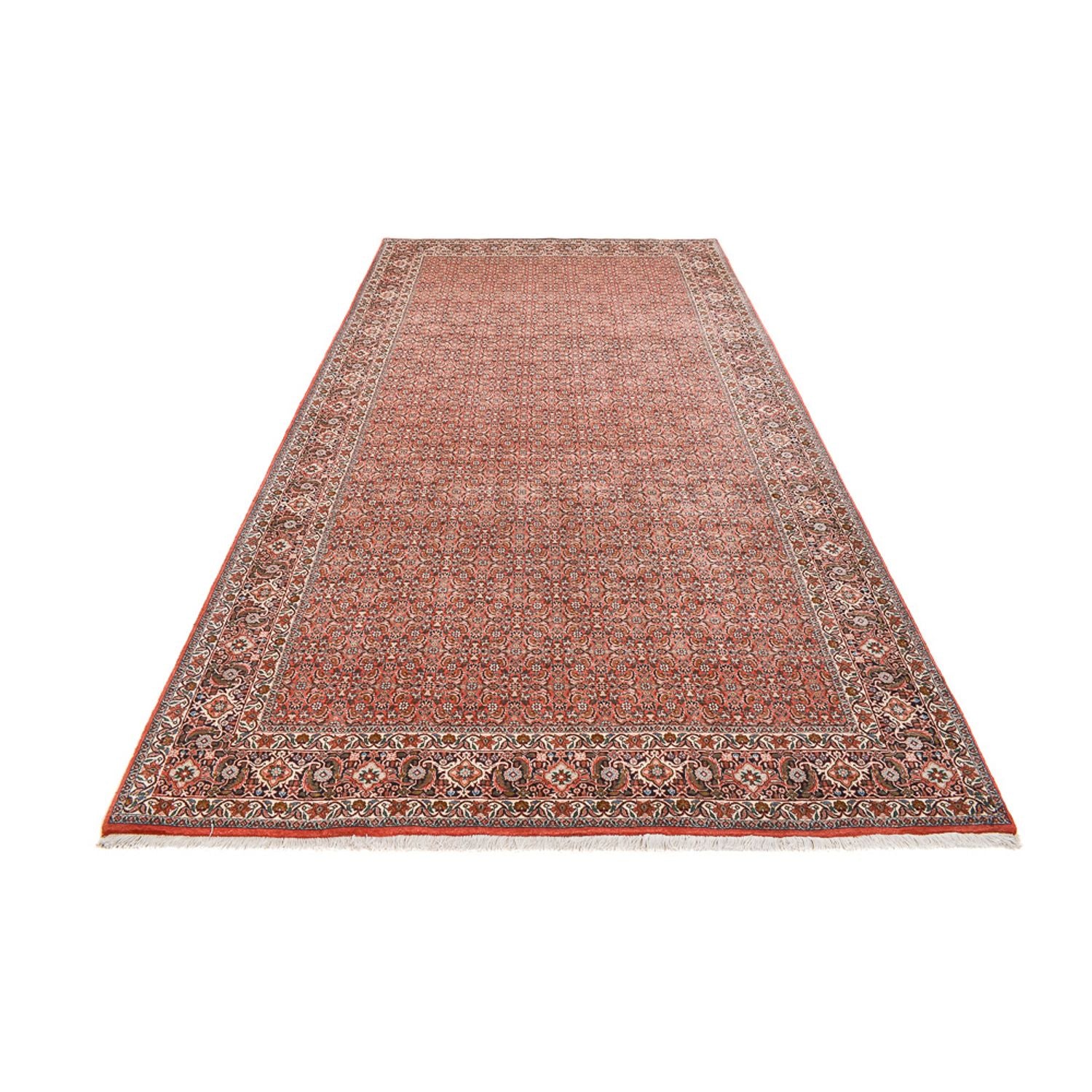 Tapis persan - Bidjar originale  - 393 x 205 cm - rouille