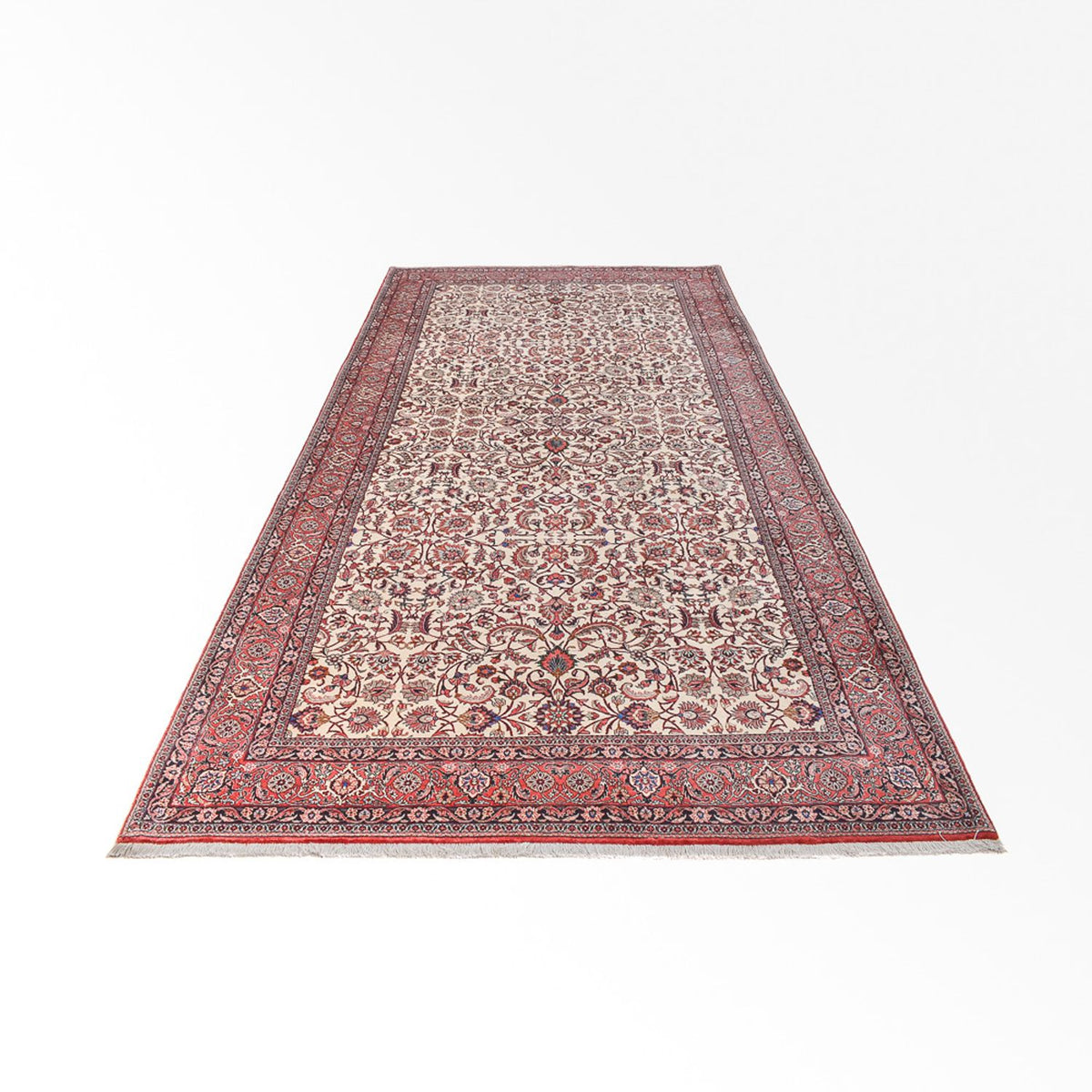 Tapis de couloir Tapis persan - Bidjar - 417 x 204 cm - rouille