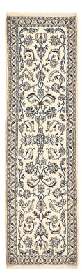 Tapis de couloir Tapis persan - Nain - Royal - 209 x 64 cm - crème