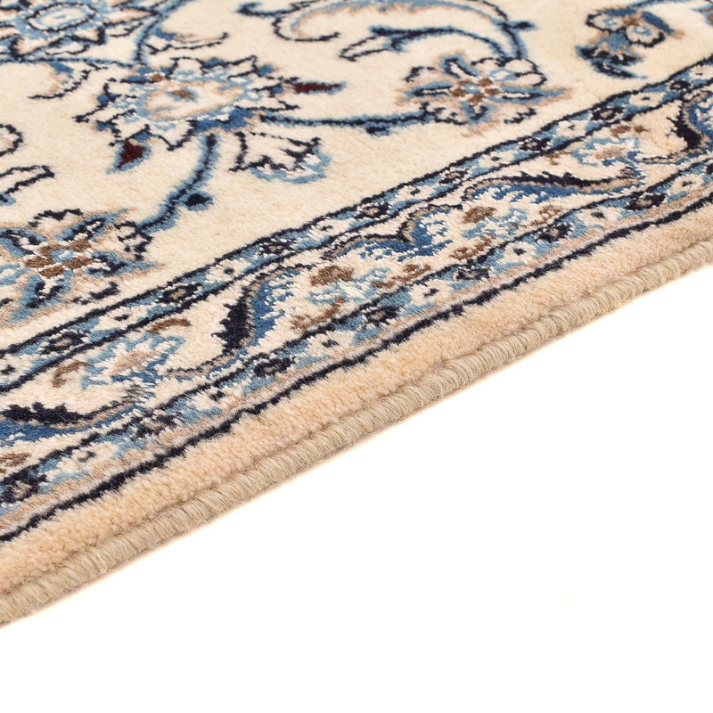 Tapis de couloir Tapis persan - Nain - Royal - 209 x 64 cm - crème