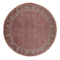 Tapis persan - Bidjar ronde  - 300 x 300 cm - rouille