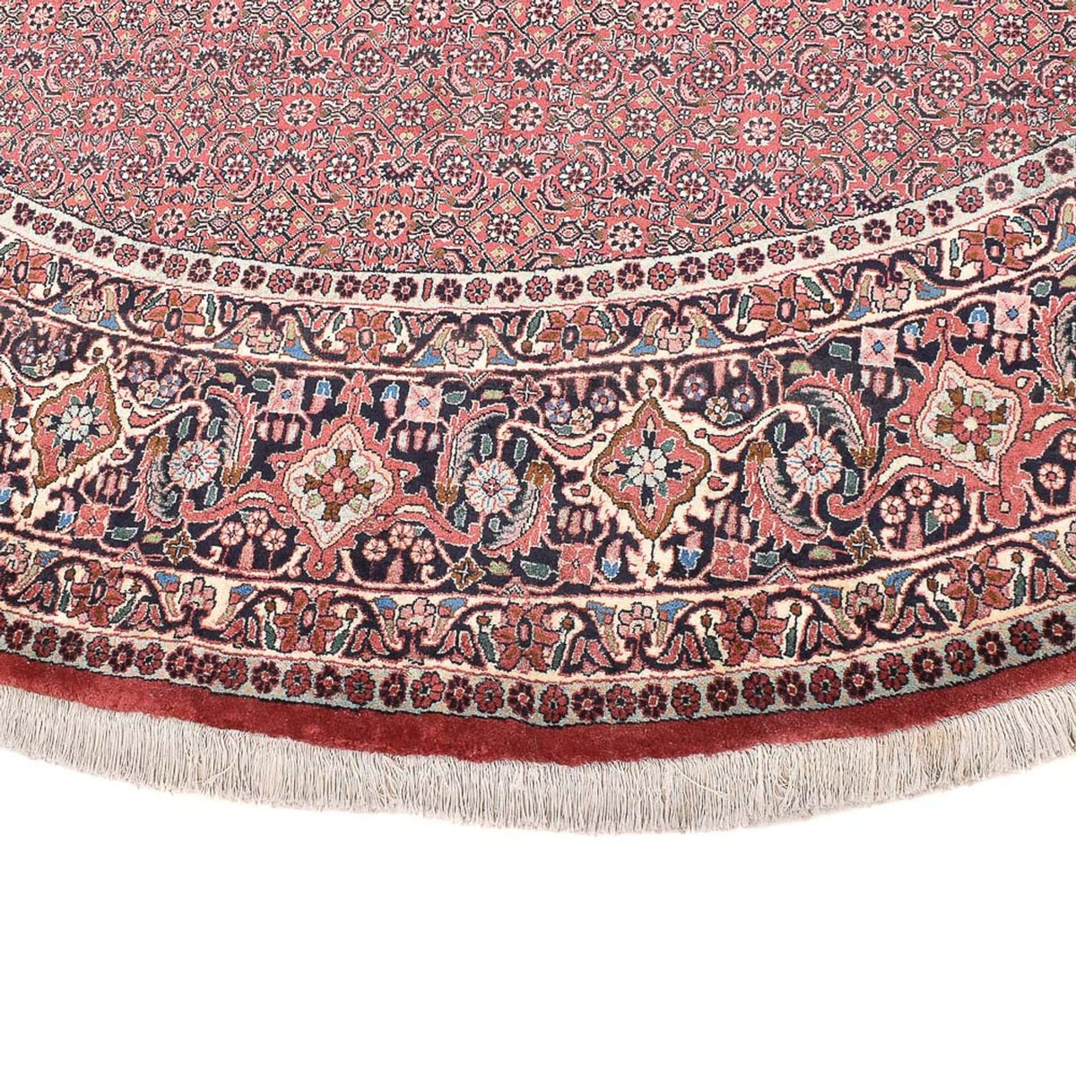 Tapis persan - Bidjar ronde  - 300 x 300 cm - rouille