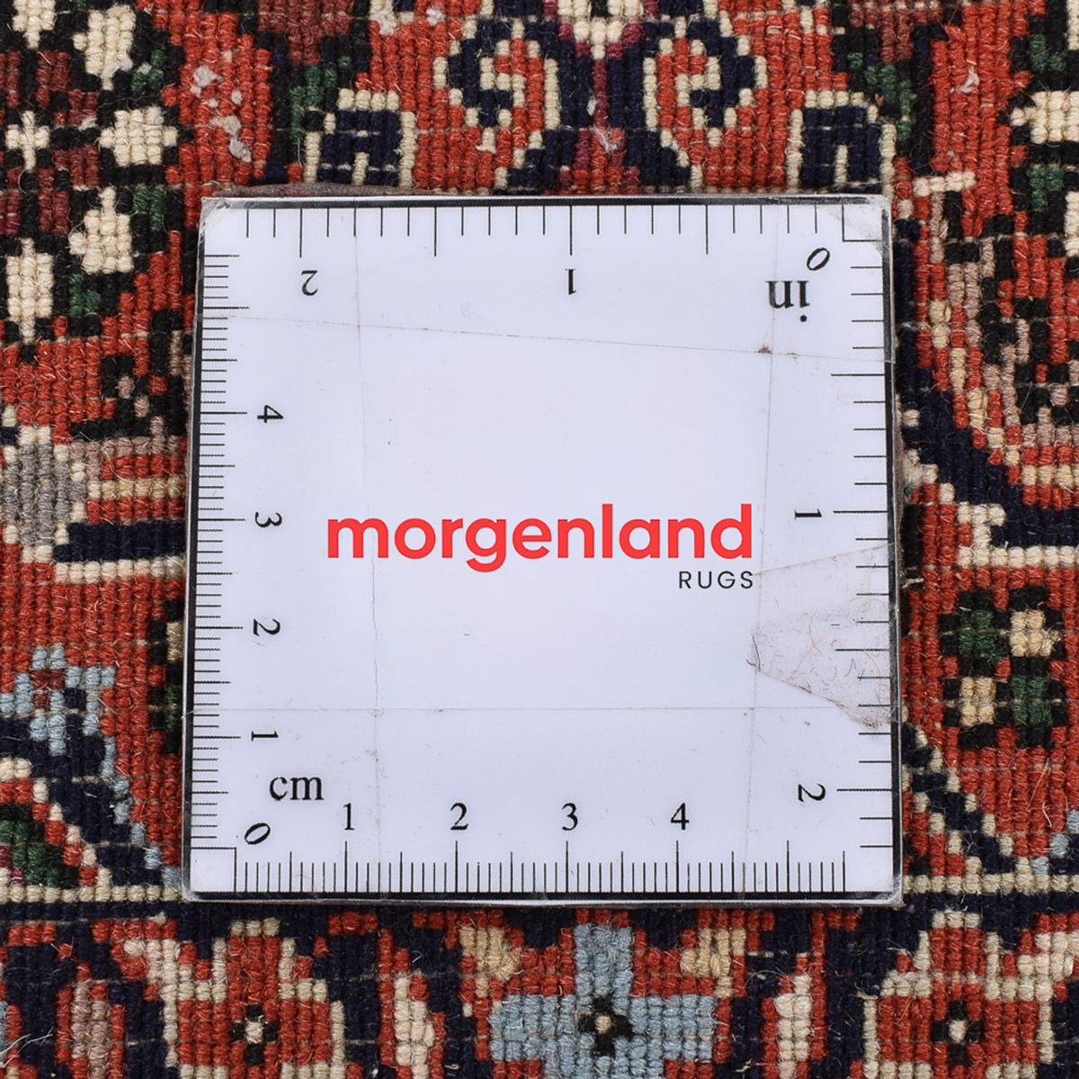 Tapis de couloir Tapis persan - Bidjar - 380 x 69 cm - terracotta