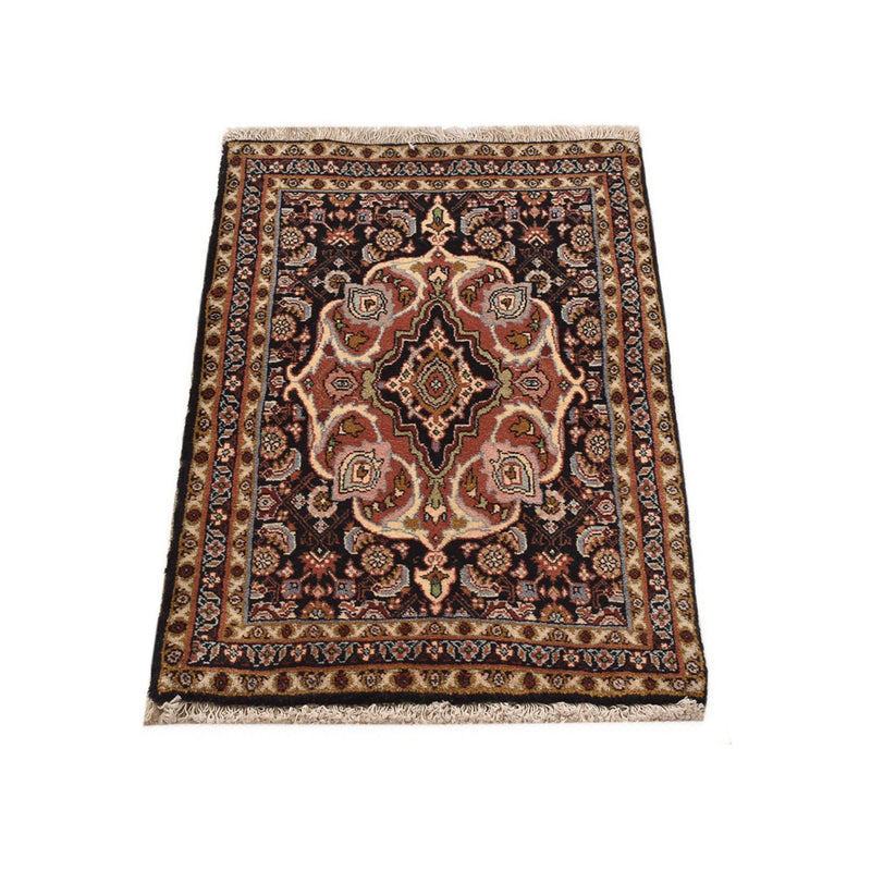 Tapis persan - Bidjar - 70 x 50 cm - beige foncé