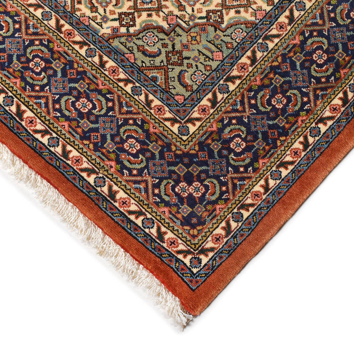Tapis persan - Nomadic - 210 x 133 cm - marron