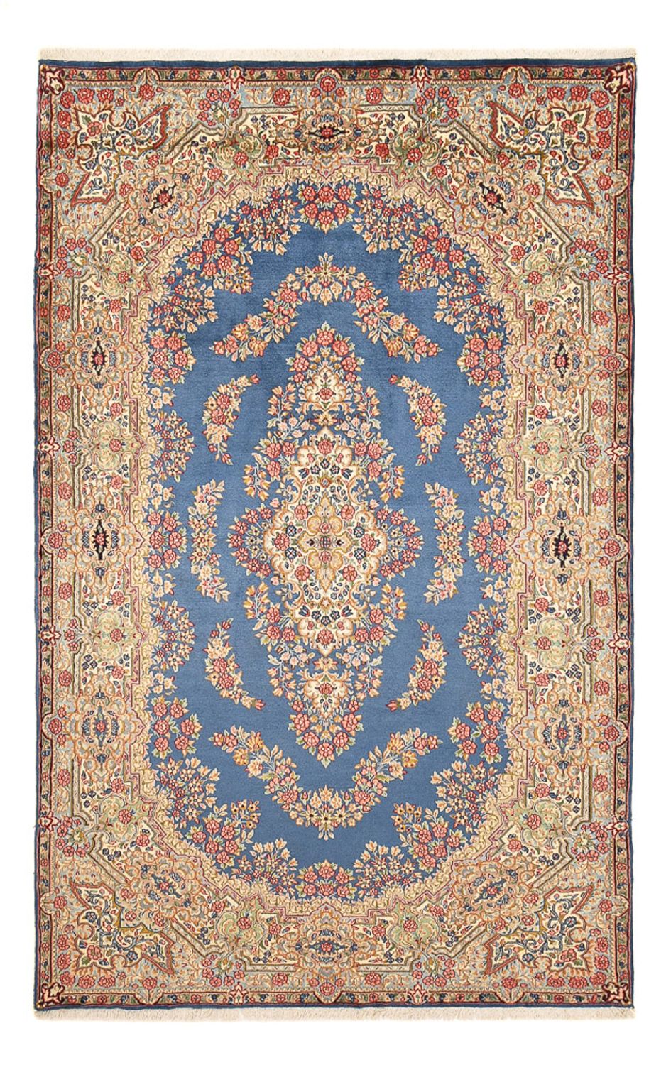 Tapis persan - Royal - 307 x 192 cm - bleu foncé