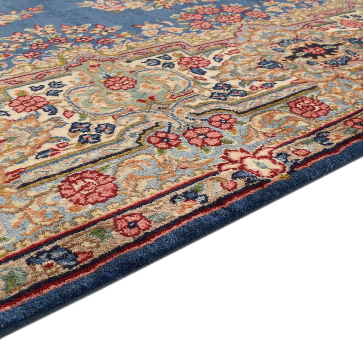 Tapis persan - Royal - 307 x 192 cm - bleu foncé
