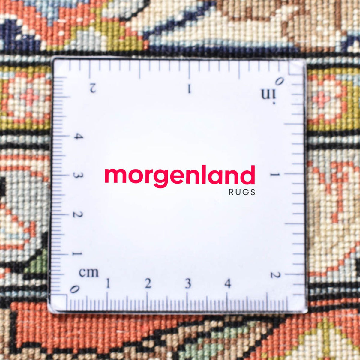 Tapis persan - Ghom - Royal - 194 x 137 cm - bleu foncé