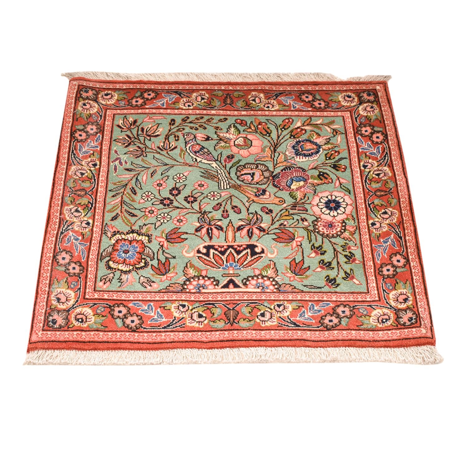 Tapis persan - Royal - 77 x 75 cm - multicolore