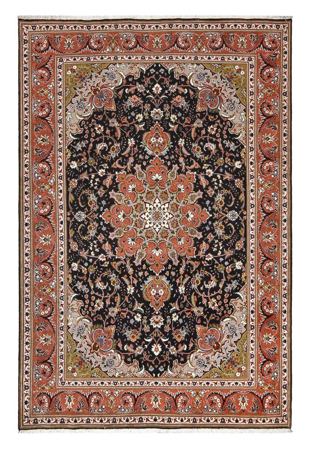 Tapis persan - Tabriz - Royal - 305 x 203 cm - anthracite