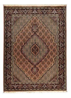 Tapis persan - Tabriz - Royal - 202 x 150 cm - marron clair