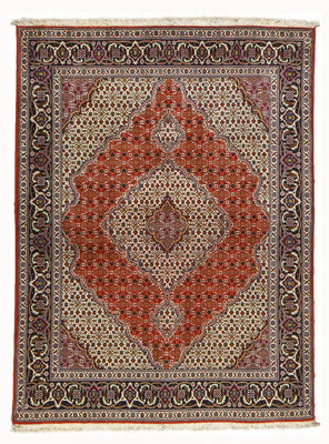 Tapis persan - Tabriz - Royal - 201 x 151 cm - rouge