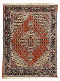 Tapis persan - Tabriz - Royal - 201 x 151 cm - rouge