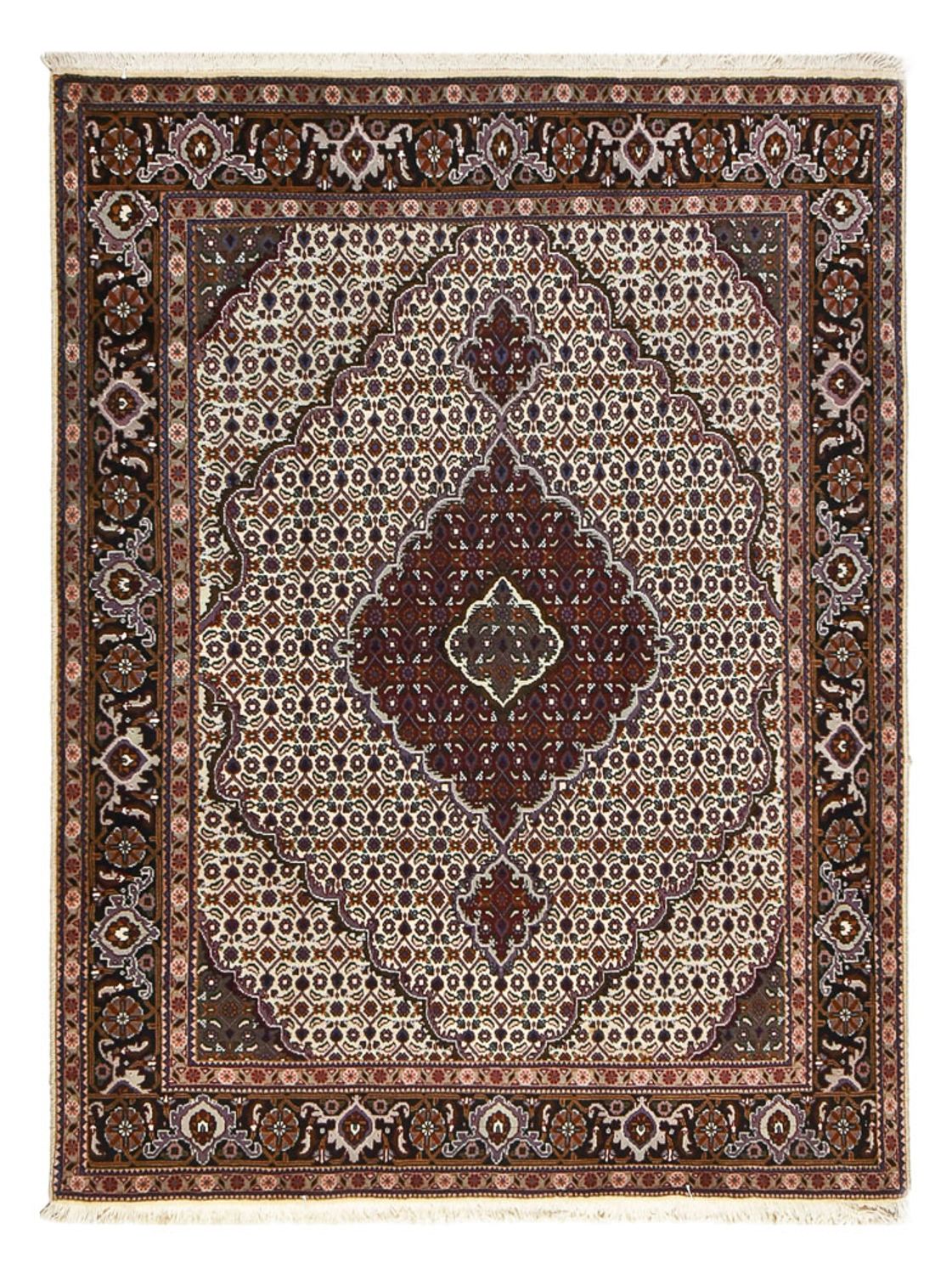 Tapis persan - Tabriz - Royal - 202 x 152 cm - crème
