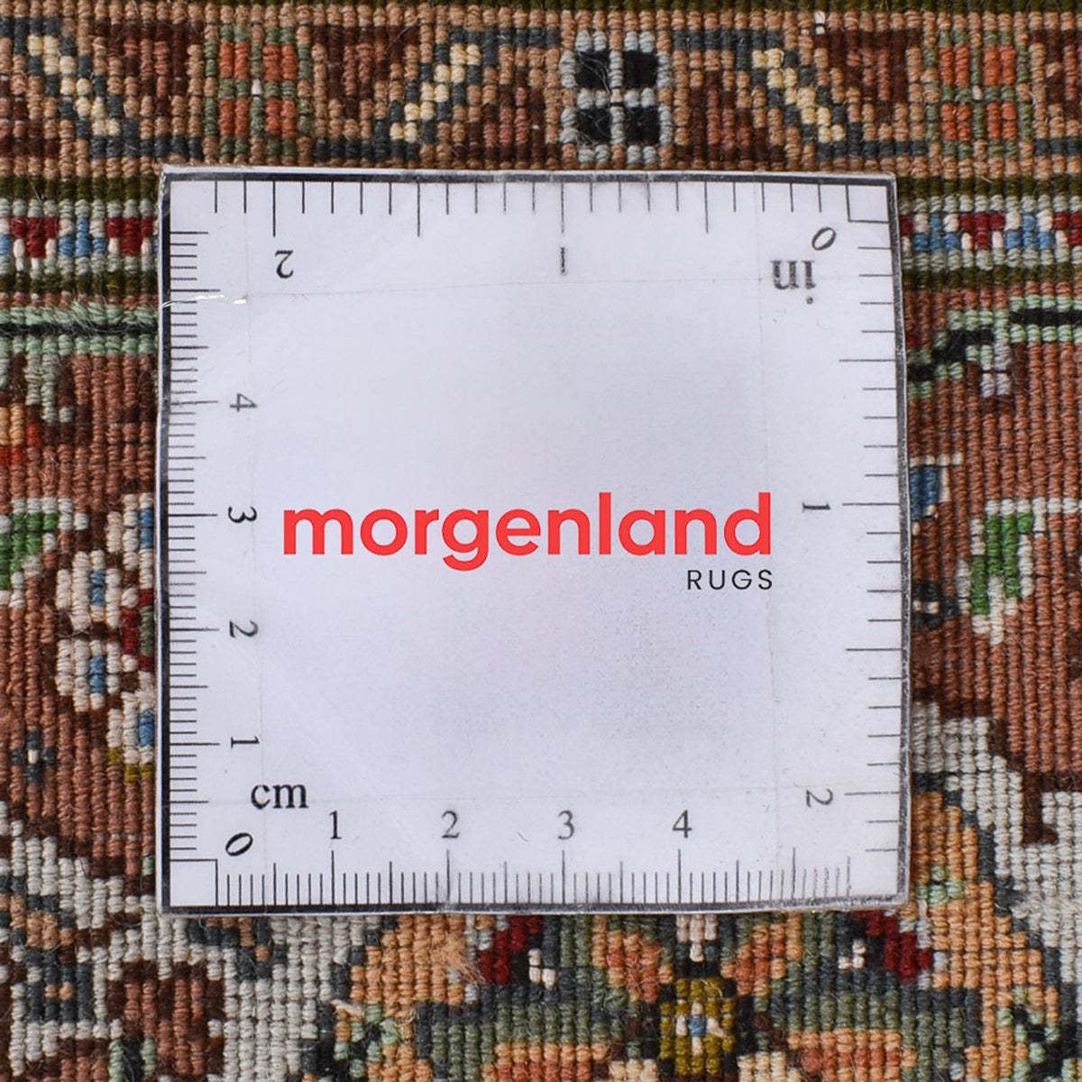 Tapis de couloir Tapis persan - Tabriz - Royal - 403 x 200 cm - marron clair