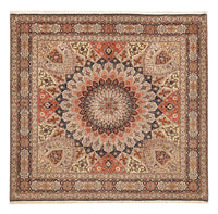 Tapis persan - Tabriz - Royal carré  - 252 x 248 cm - beige foncé