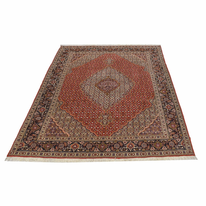 Tapis persan - Tabriz - Royal - 204 x 156 cm - rouge