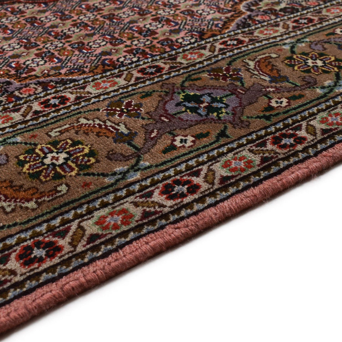 Tapis persan - Tabriz - Royal - 190 x 155 cm - rouge clair