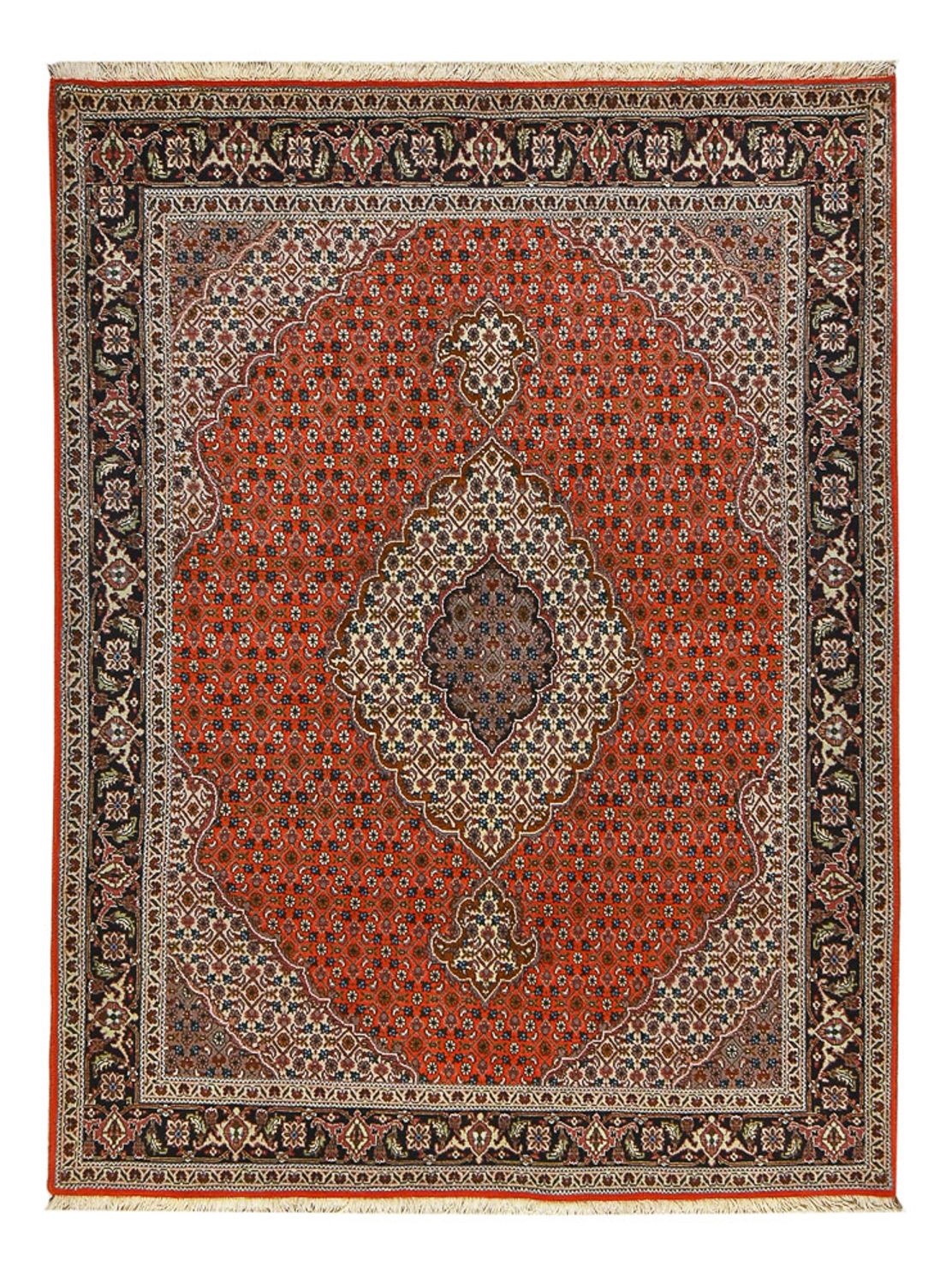 Tapis persan - Tabriz - Royal - 205 x 155 cm - rouge