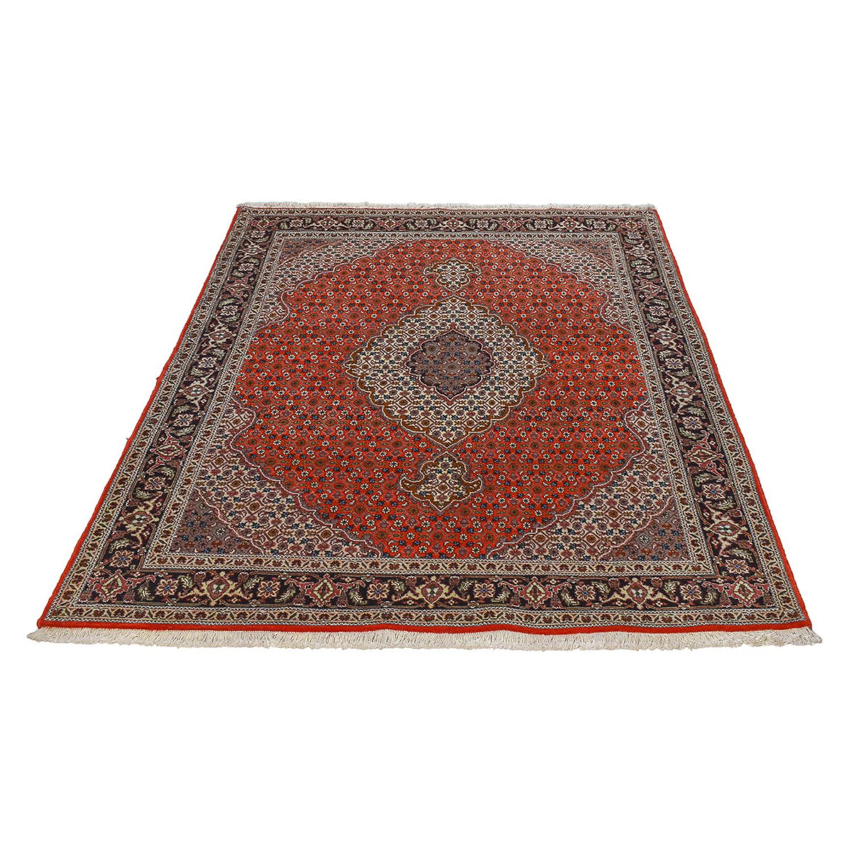 Tapis persan - Tabriz - Royal - 205 x 155 cm - rouge