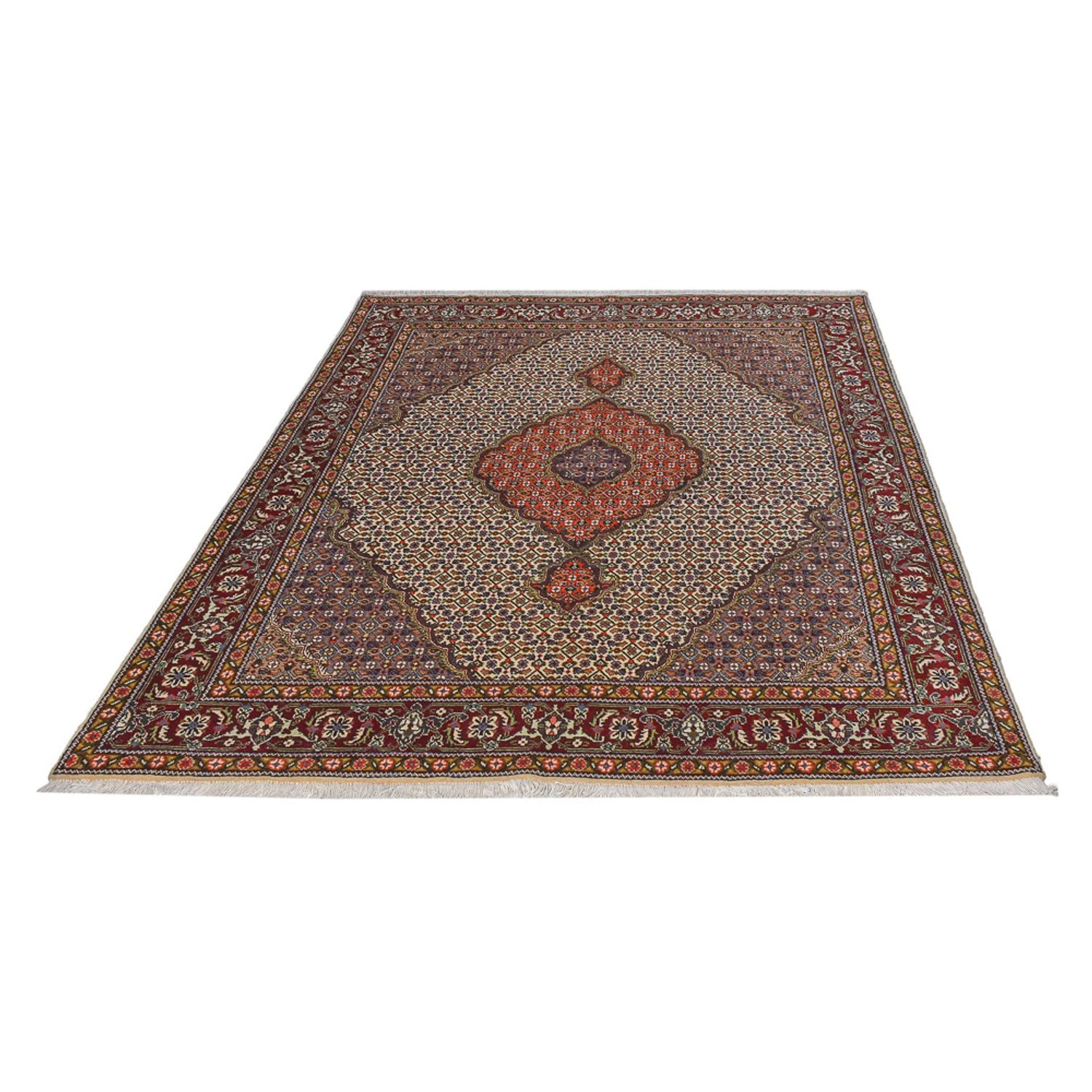 Tapis persan - Tabriz - Royal - 210 x 153 cm - sable
