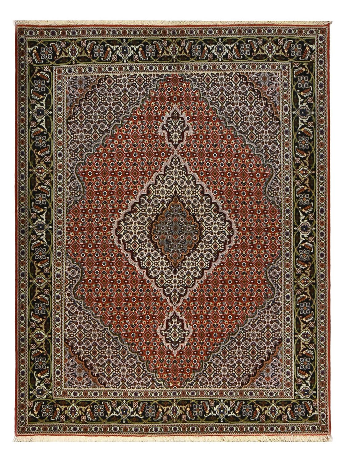 Tapis persan - Tabriz - Royal - 200 x 152 cm - rouille