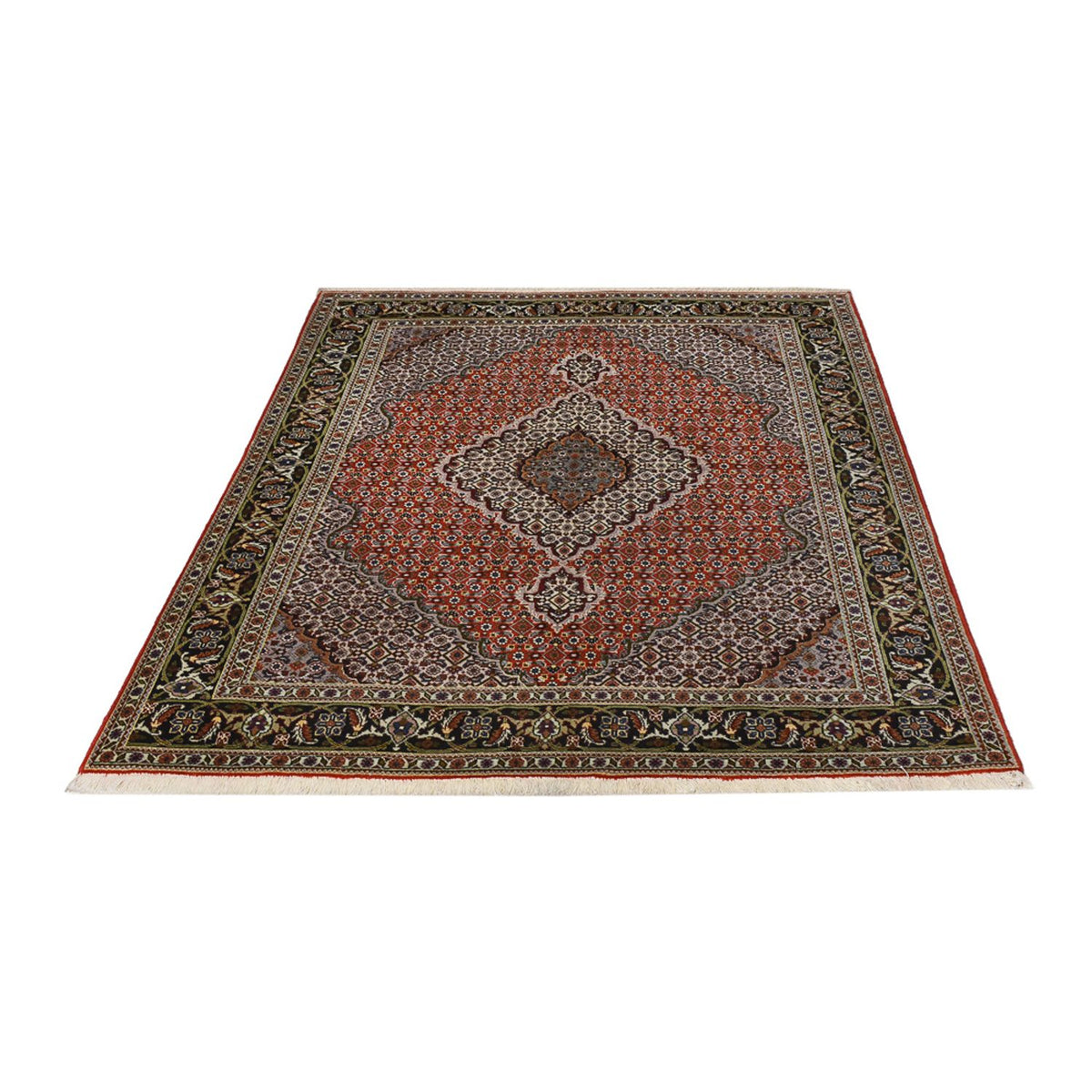 Tapis persan - Tabriz - Royal - 200 x 152 cm - rouille