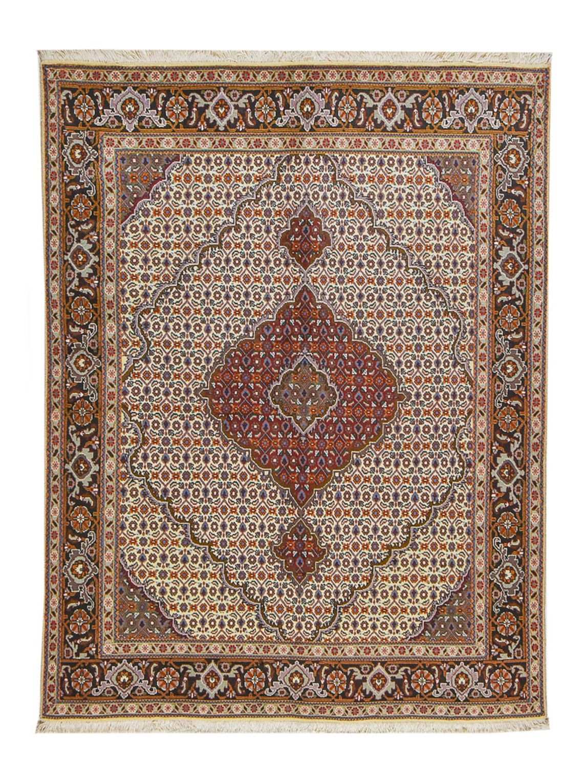 Tapis persan - Tabriz - Royal - 202 x 152 cm - sable