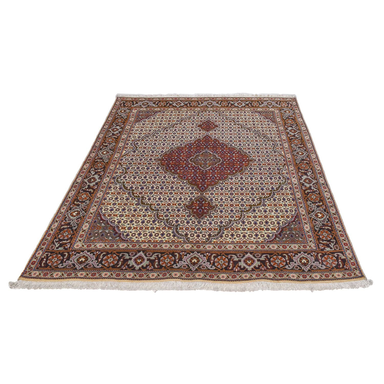 Tapis persan - Tabriz - Royal - 202 x 152 cm - sable
