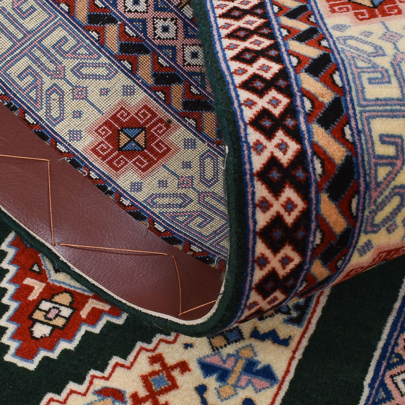 Tapis de couloir Tapis persan - Tabriz - Premium - 372 x 74 cm - bleu foncé