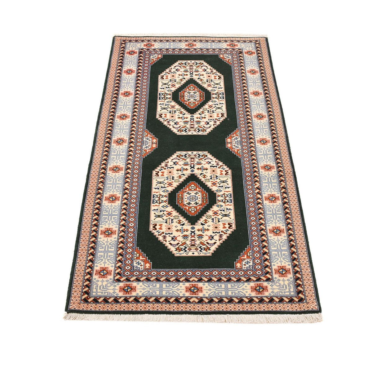 Tapis de couloir Tapis persan - Tabriz - Royal - 182 x 77 cm - bleu foncé