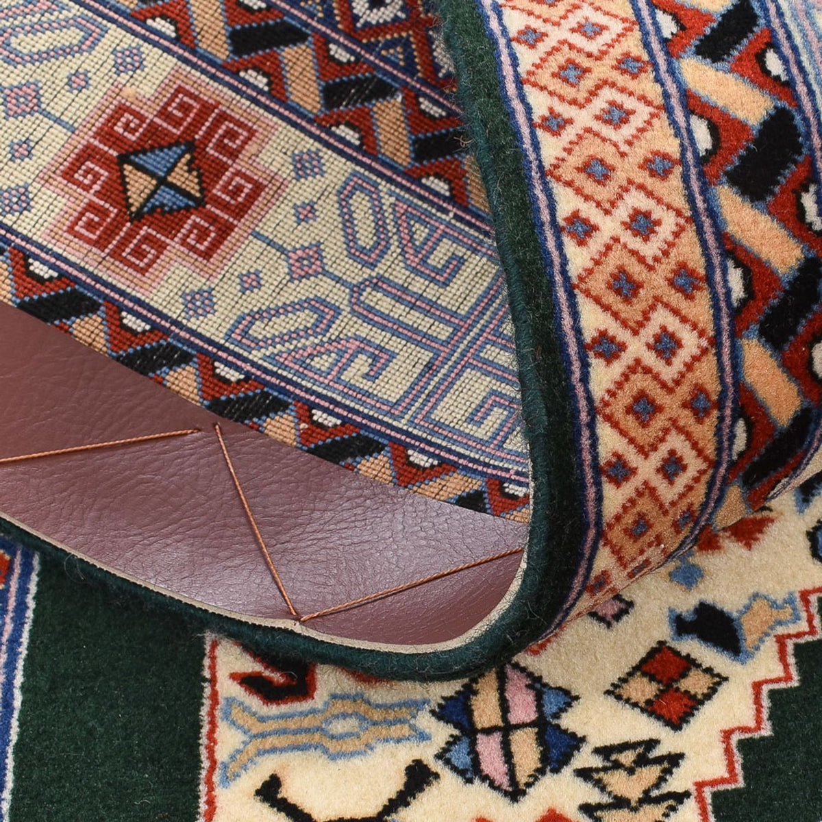 Tapis de couloir Tapis persan - Tabriz - Royal - 182 x 75 cm - bleu foncé