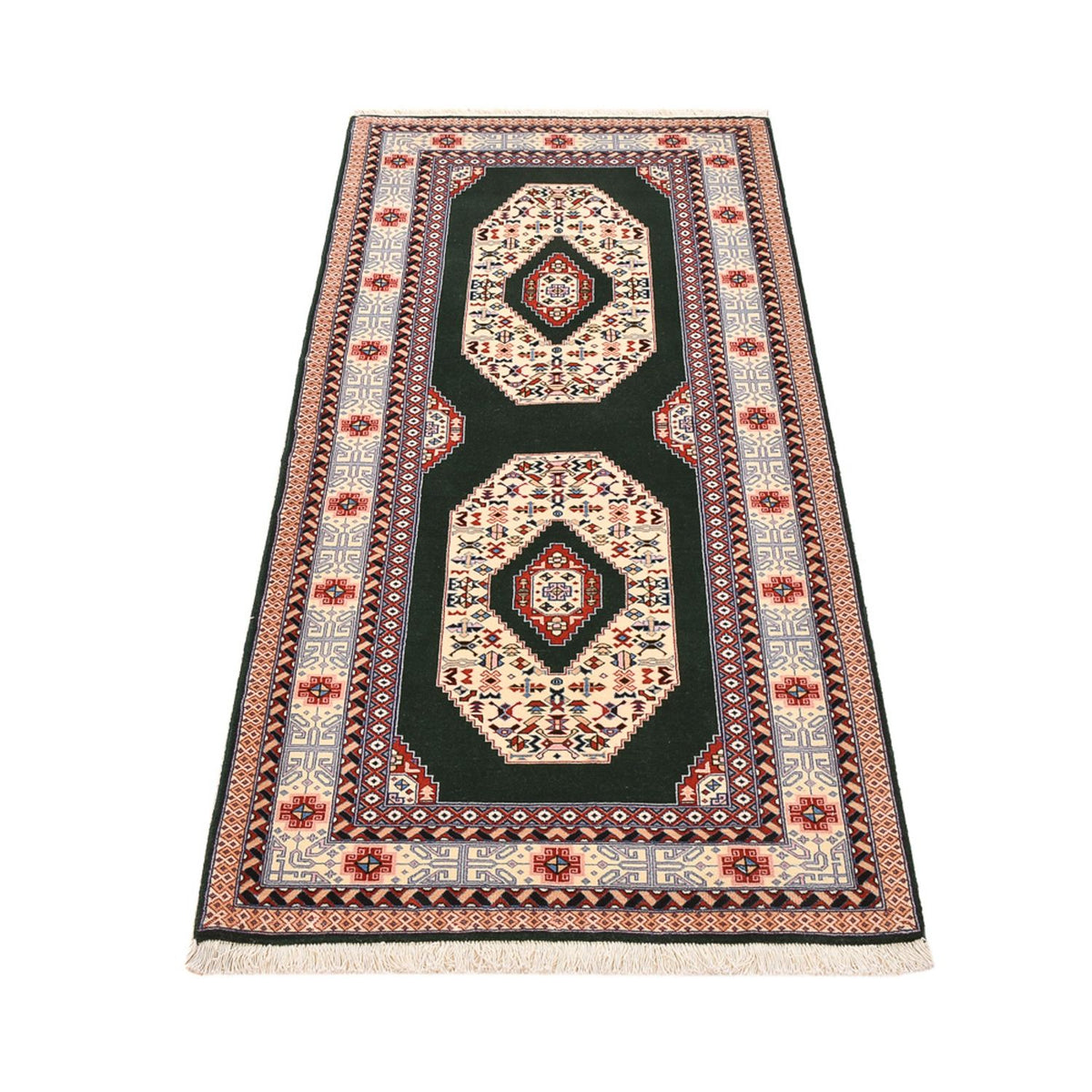 Tapis de couloir Tapis persan - Tabriz - Royal - 182 x 75 cm - bleu foncé