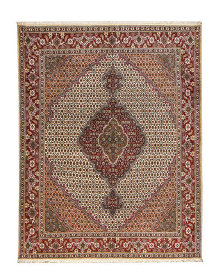 Tapis persan - Tabriz - Royal - 198 x 154 cm - sable