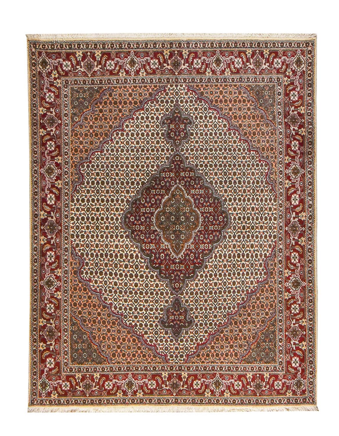 Tapis persan - Tabriz - Royal - 198 x 154 cm - sable