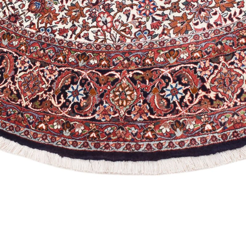 Tapis persan - Bidjar ronde  - 255 x 255 cm - rouge clair