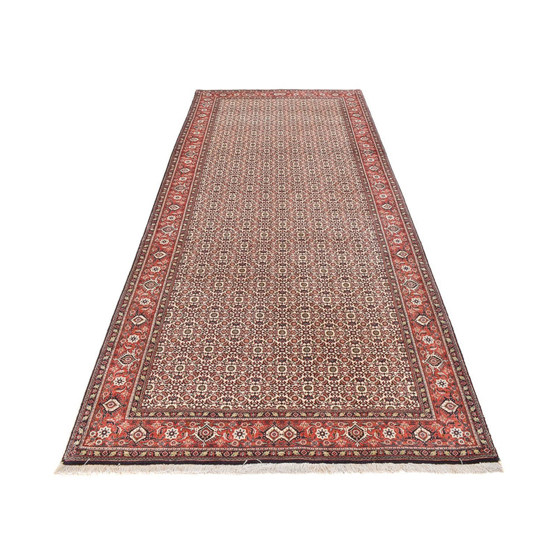 Tapis de couloir Tapis persan - Bidjar - 402 x 153 cm - rouille