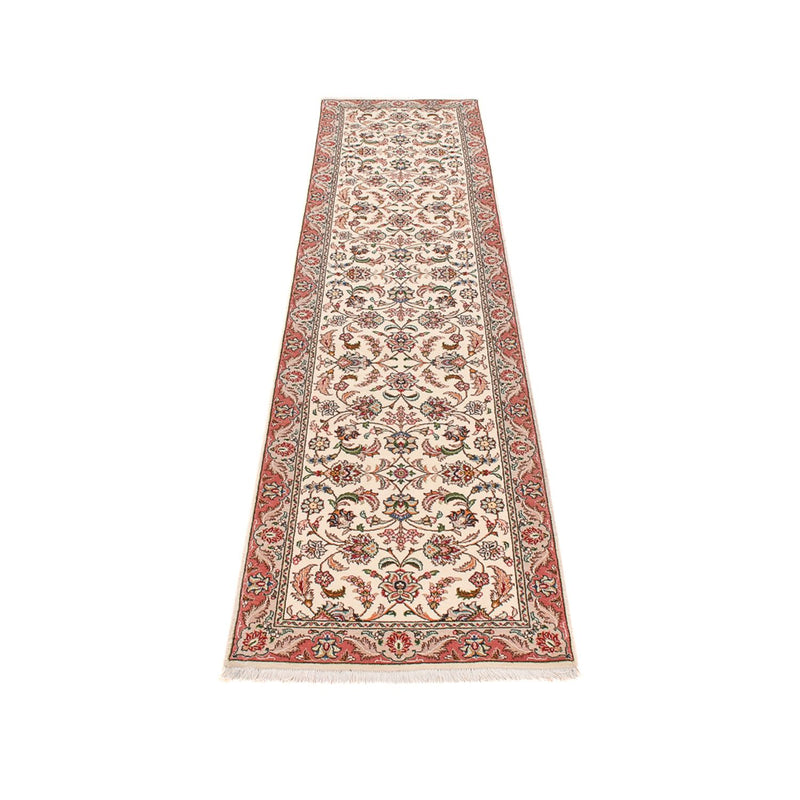 Tapis de couloir Tapis persan - Tabriz - Premium - 297 x 69 cm - caramel