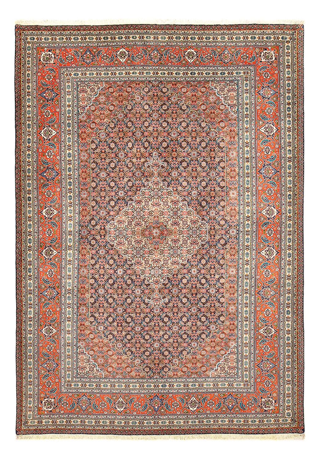 Tapis persan - Tabriz - 291 x 206 cm - rouge clair